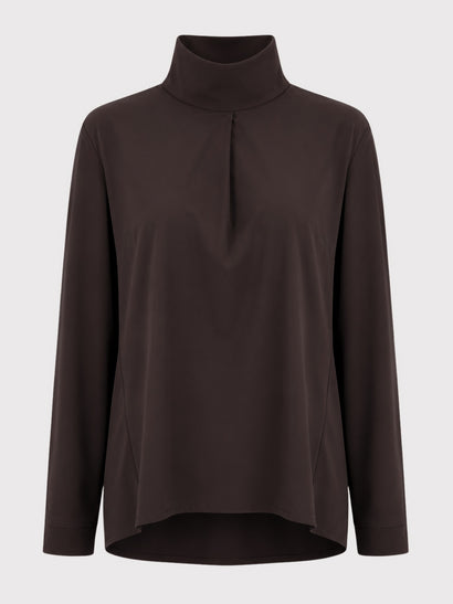 Dolche Vita technisch top-shirt | Chocolade