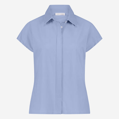 Wilma blouse technical jersey | Mid Blue