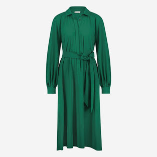 Carlen Dress Technical Jersey | Green