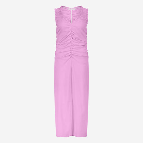 Romana Kleid technical jersey long | Pink