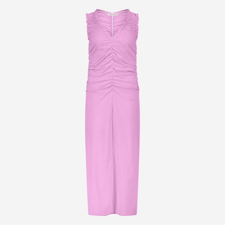 Romana Kleid technical jersey long | Pink