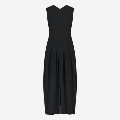 Jacklin stretch technical jersey dress | Black