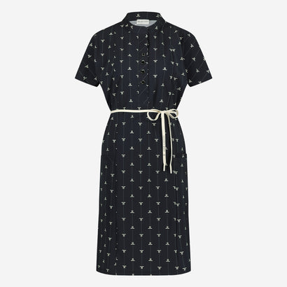 Valencia Dress Technical Jersey | Black