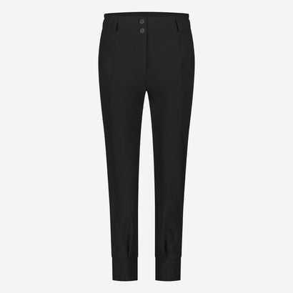 Delia structure technical jersey pants | Black