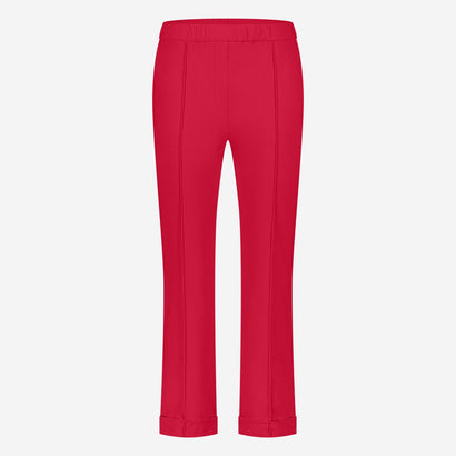 IrenaN structure technical jersey pants | Red