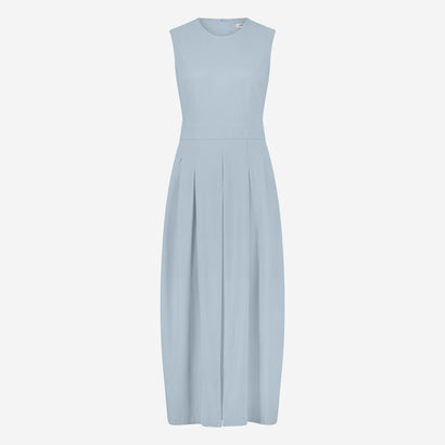 Jackie technisches Jersey-Kleid in Struktur-Optik | Hellblau