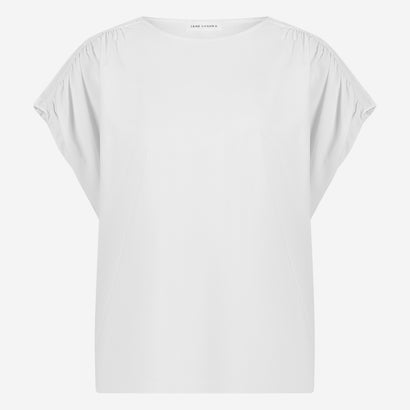 Britta structure technical jersey top | White