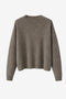 Velvety Wolle blend pullover | Toupe