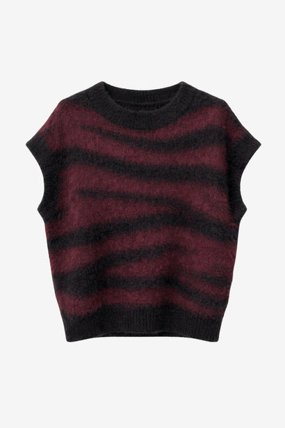 Vest cap brushed 2005 | Black Bordo