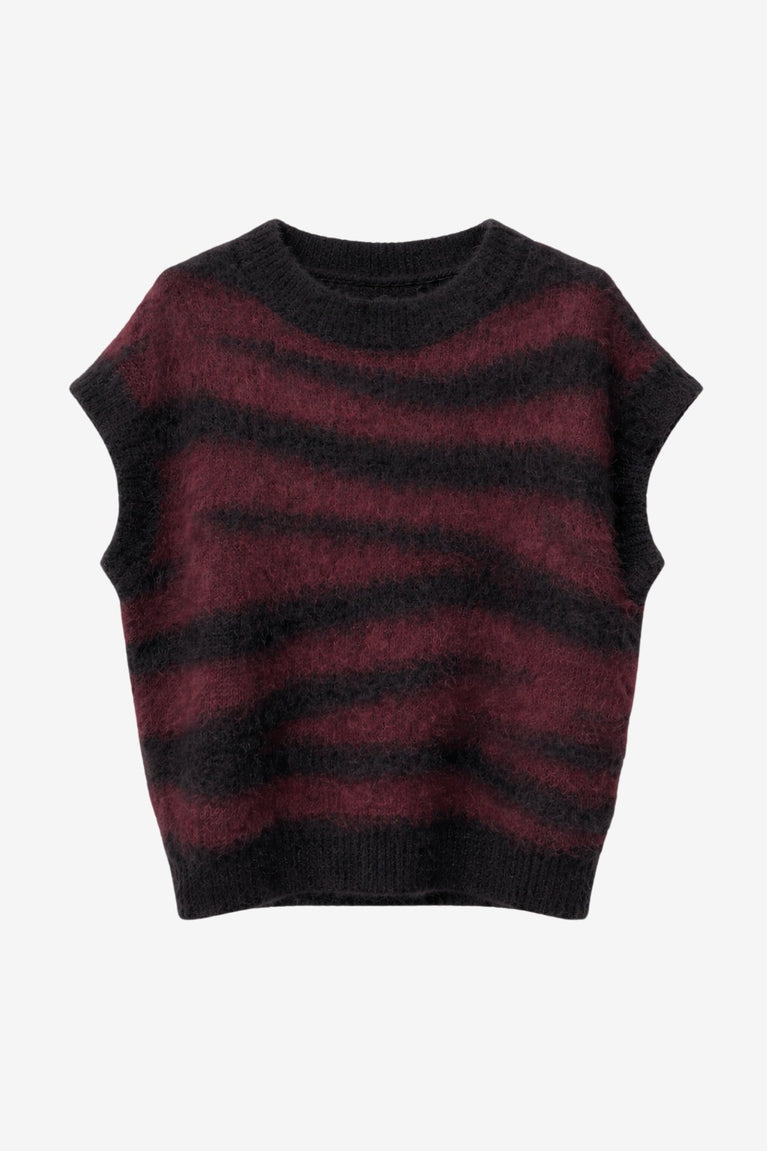 Vest cap brushed 2005 | Black Bordo