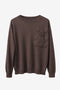 Viskose blend bear pullover 3040 | Brown