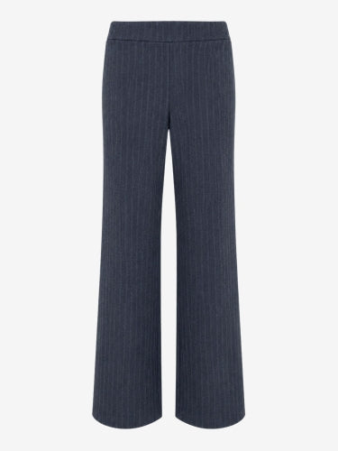 Viskose wide-leg Hose | Blue