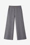 Viscose wide-leg broek | Grey