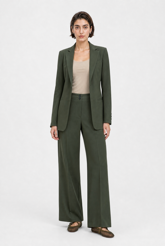 Linda Hose technical jersey | Army green