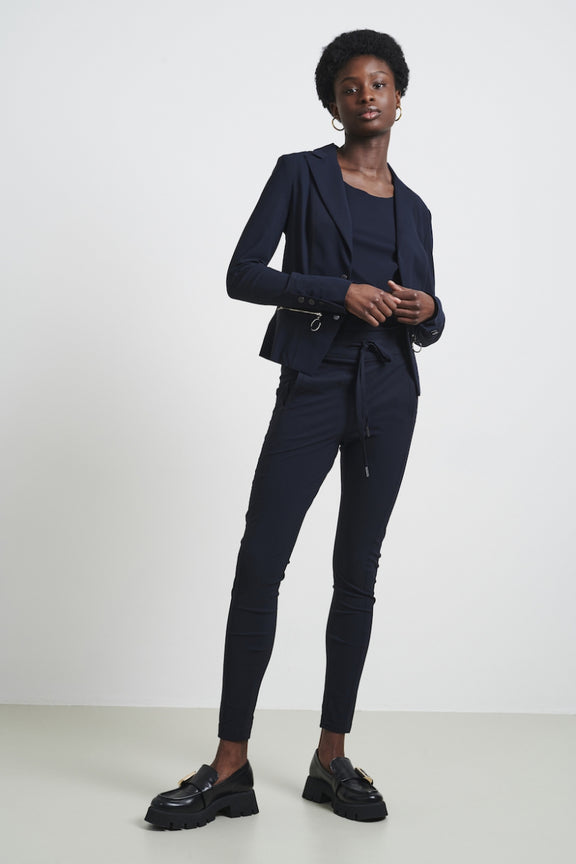 Pants Anna - Skinny fit Technical Jersey | Blue