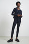 Hose Anna - Skinny fit Technical Jersey | Blue