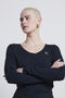 T shirt R Neck Easy Wear Organic Cotton | Blue