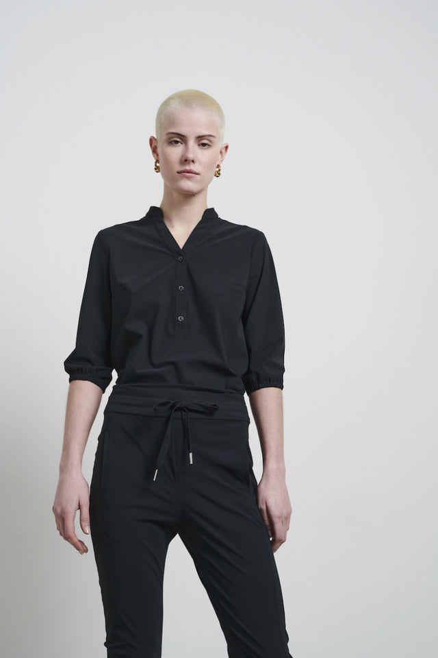 Blouse Bella Technical Jersey Blouse Bella Technical Jersey | Grigio Notte