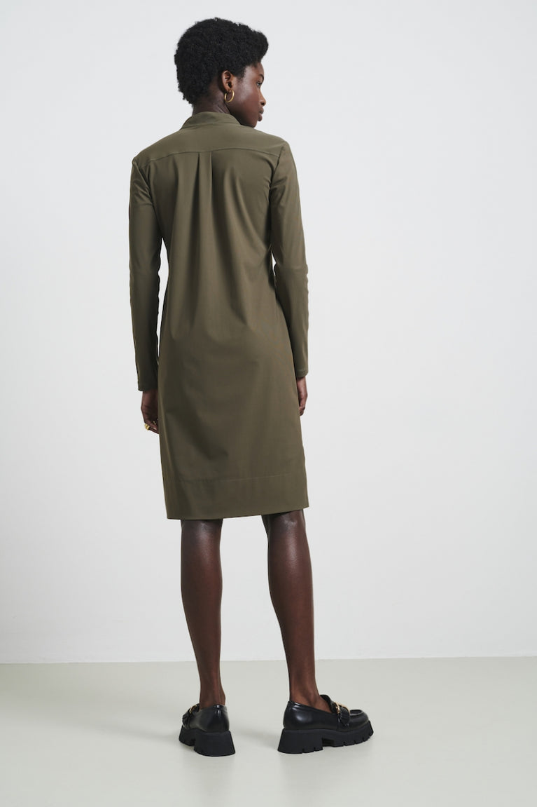 Kleid Eva Technical Jersey | Army