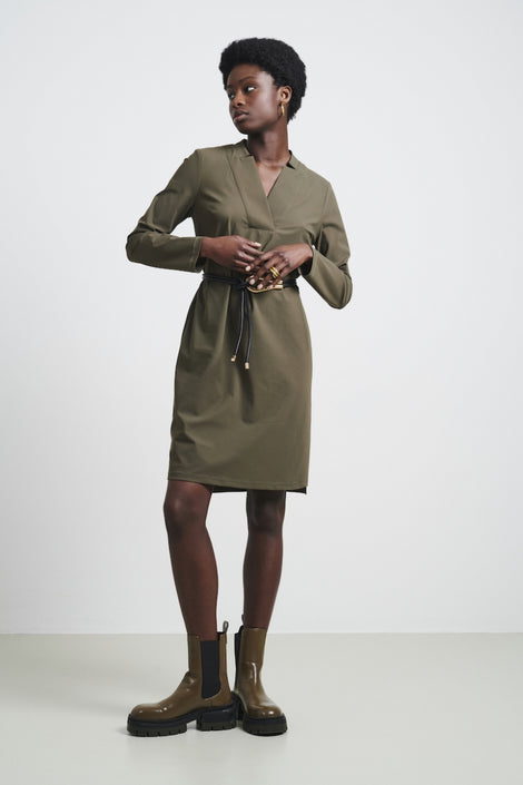 Jurk Kelly Technical Jersey | Army
