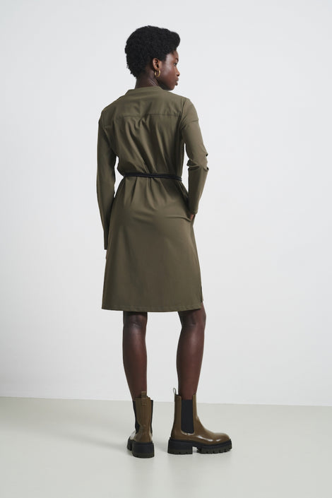 Jurk Kelly Technical Jersey | Army