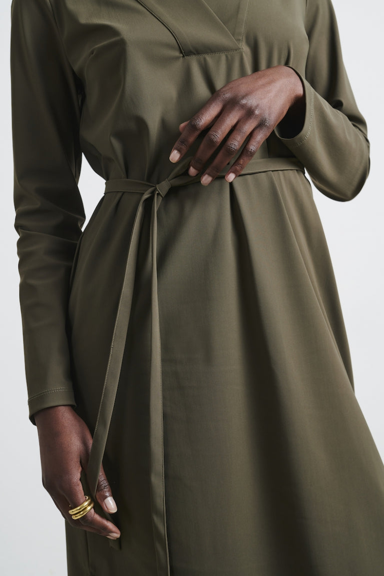 Jurk Kelly Technical Jersey | Army
