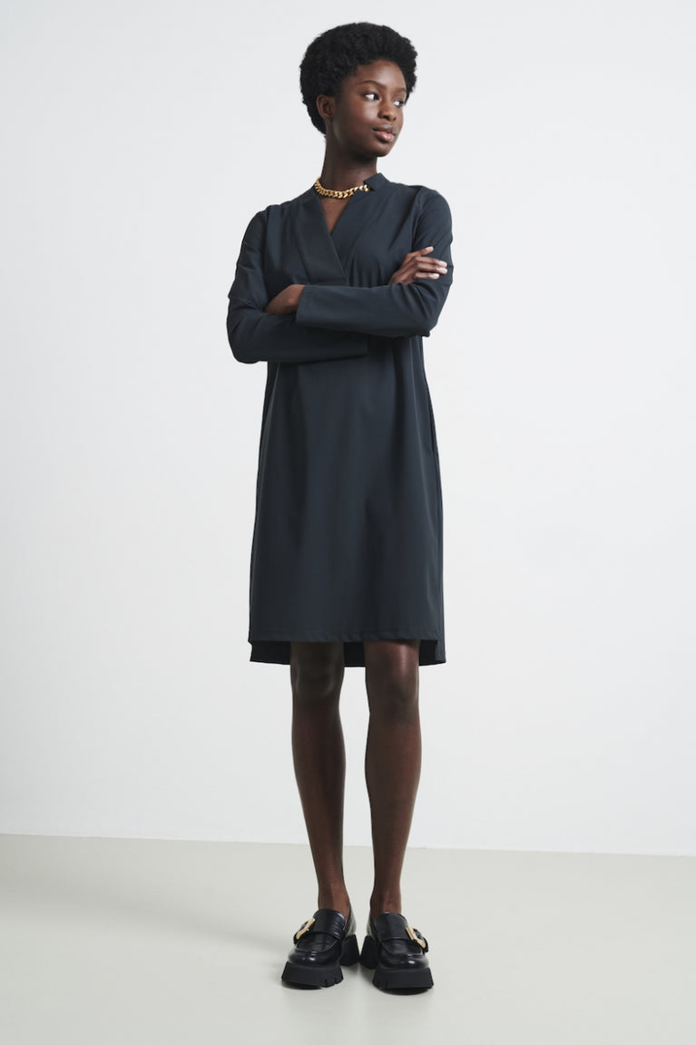 Kleid Kelly Technical Jersey | Grigio Notte