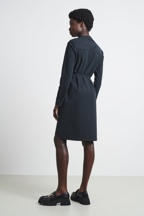 Kleid Kelly Technical Jersey | Grigio Notte