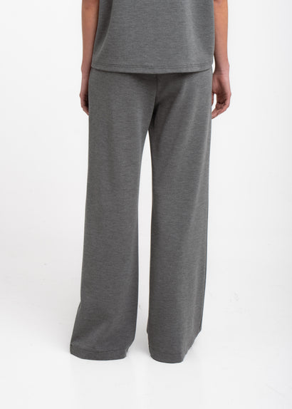 Pantalon Lucciolo en piqué Giulietta | Gris