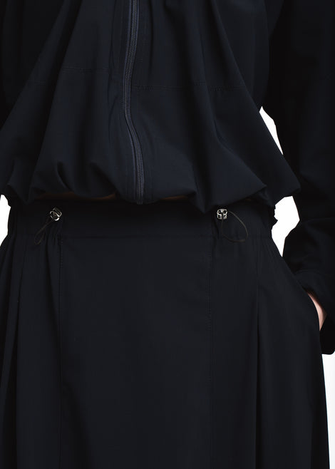 Albina skirt technical jersey | Blue