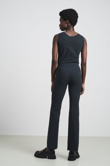 Pants Eliya Easy Wear flair Technical Jersey | Grigio Notte