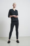 Broek Emma-straight leg fit Technical Jersey | Grigio Notte