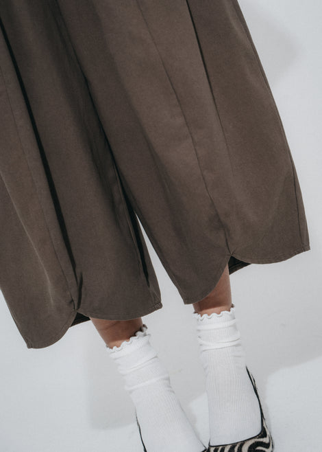 Pulse baggy lyocell pants | Army