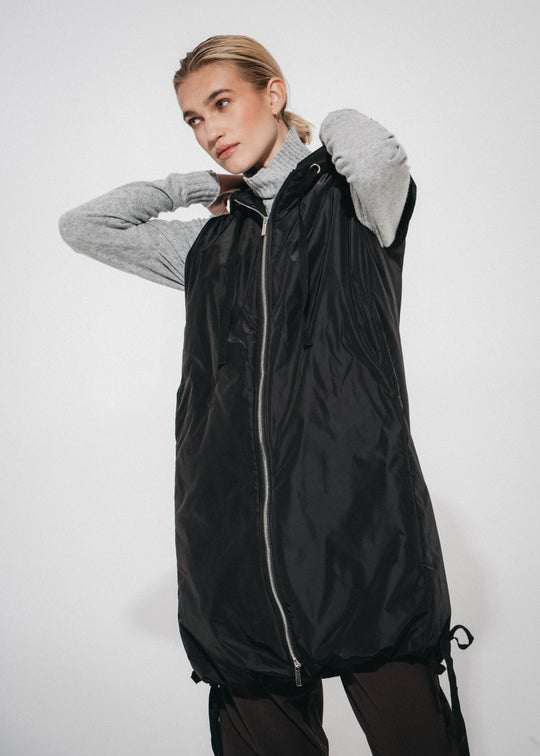 Gilet long à capuche Ronchi
