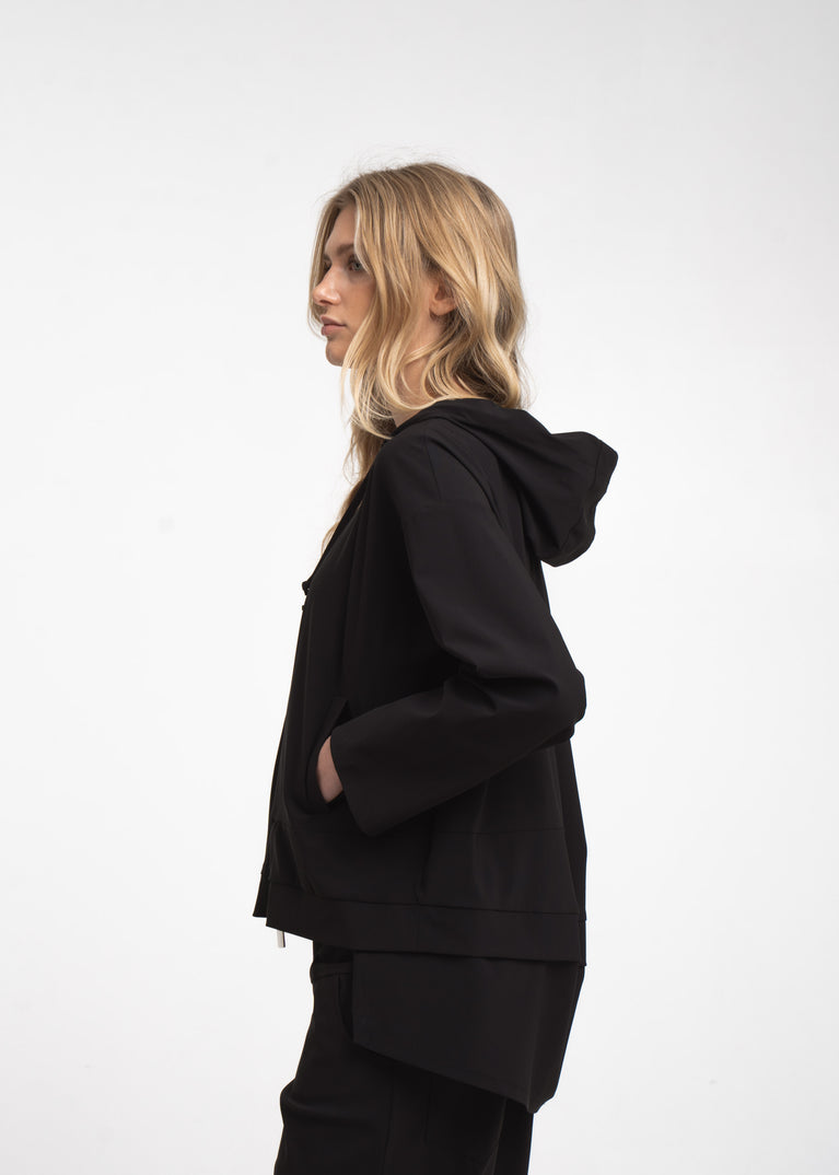 Simona jacket technical jersey | Black