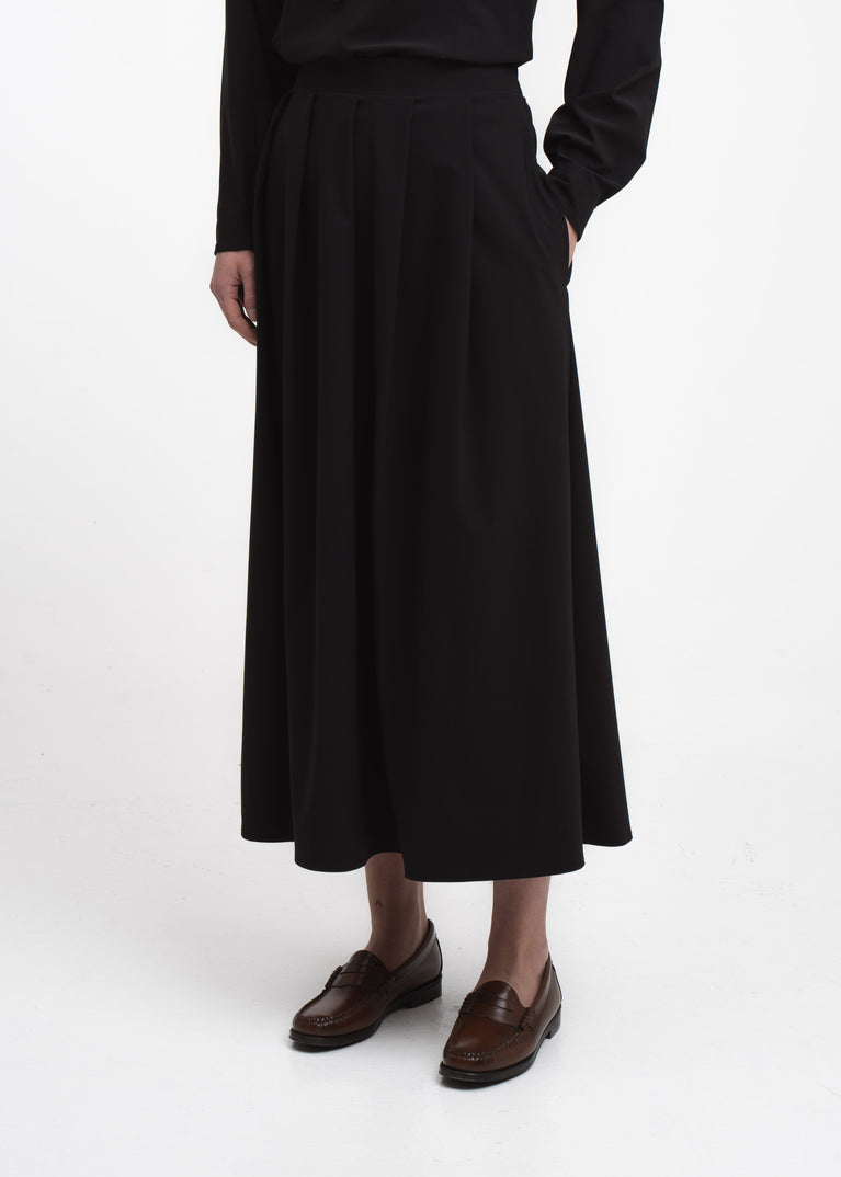Mercedes skirt technical jersey | Black