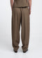 Elodie viscose blend barel broek | Brown