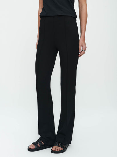 Greta Terry Jersey-Hose | Alt-Schwarz
