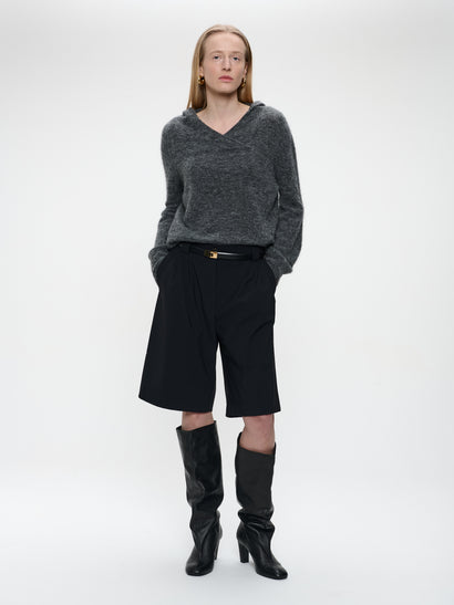 Monna pants technical jersey | Black