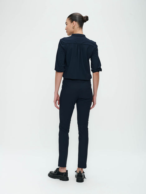 Hose Emma-straight leg fit Technical Jersey | Blue