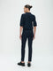 Hose Emma-straight leg fit Technical Jersey | Blue