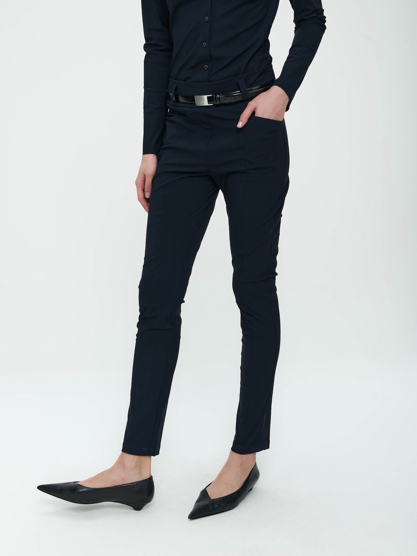 Jumpsuit Diana easy wear Technical Jersey Blue Jane Lushka