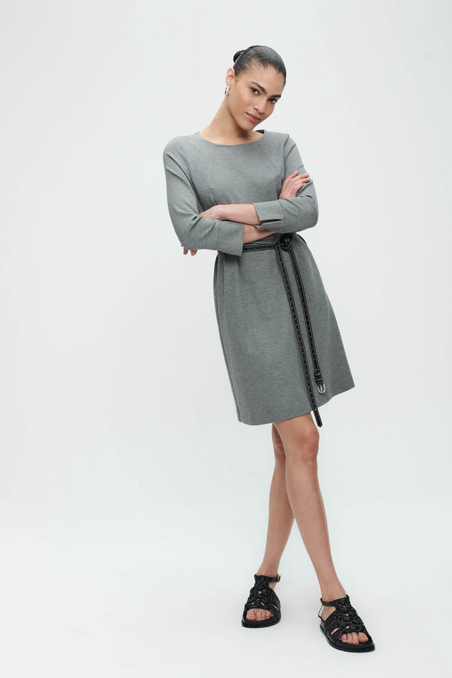 Joan Terry jersey Kleid | Grey Melange