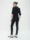 Broek Anna - Skinny fit Technical Jersey | Black