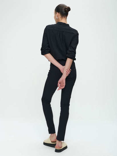Pantalon Anna coupe skinny Technical Jersey | Noir