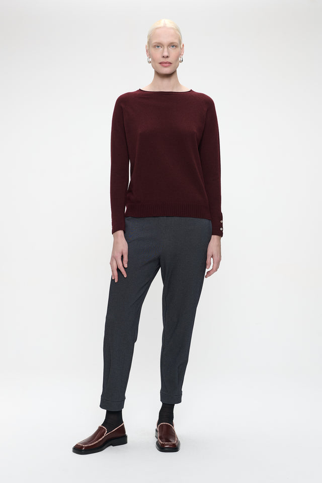 Pullover Cashmere blend 2480 | Bordo