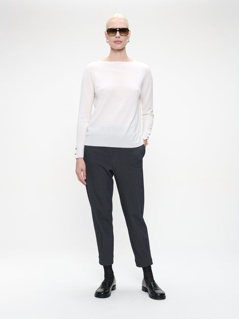 Pullover Cashmere blend 2480 | Ecru