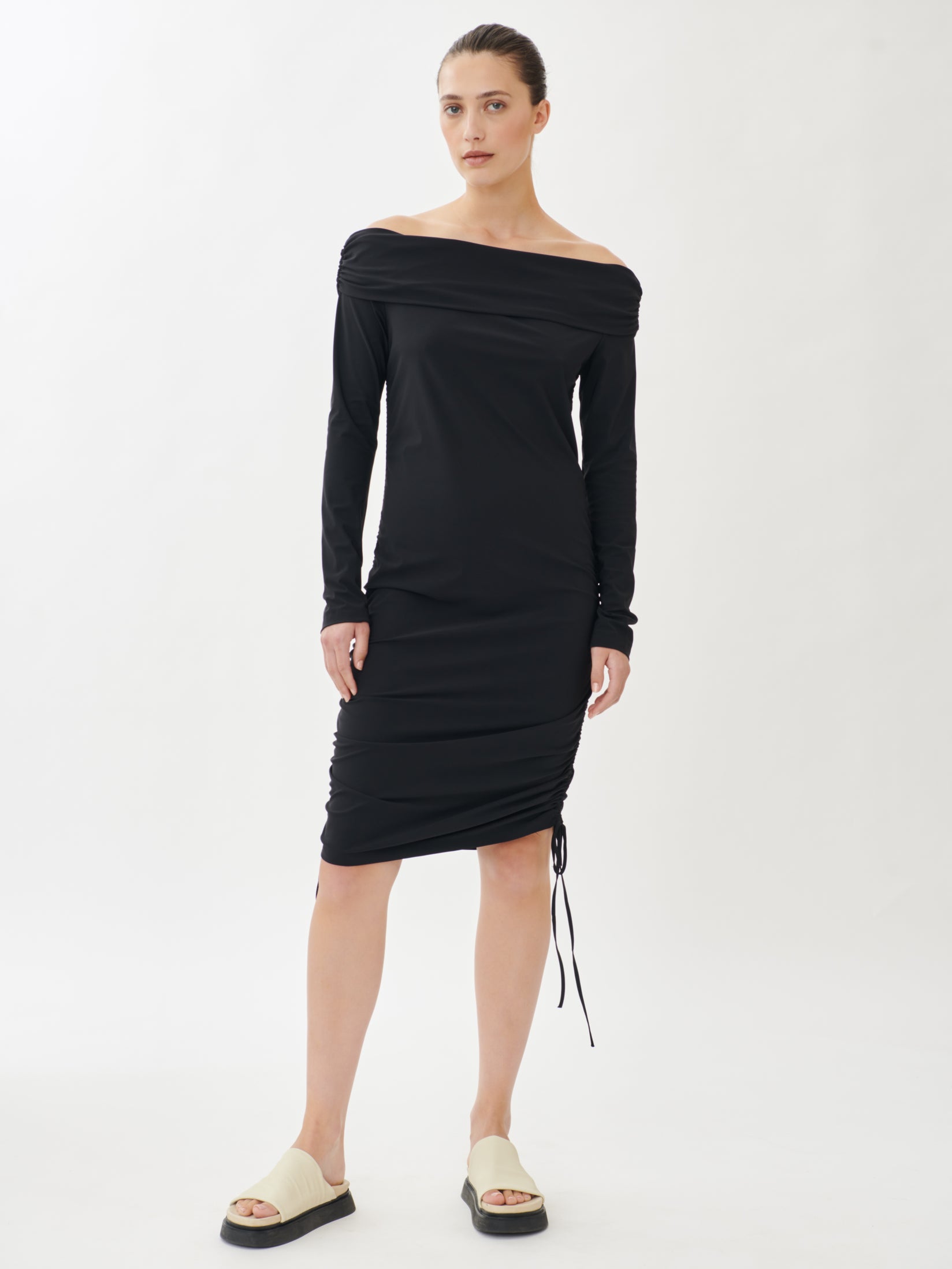 Sonia Dress Technical Jersey | Black