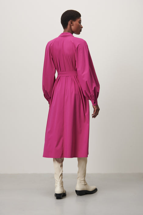 Carlen Dress Technical Jersey | Fuxia