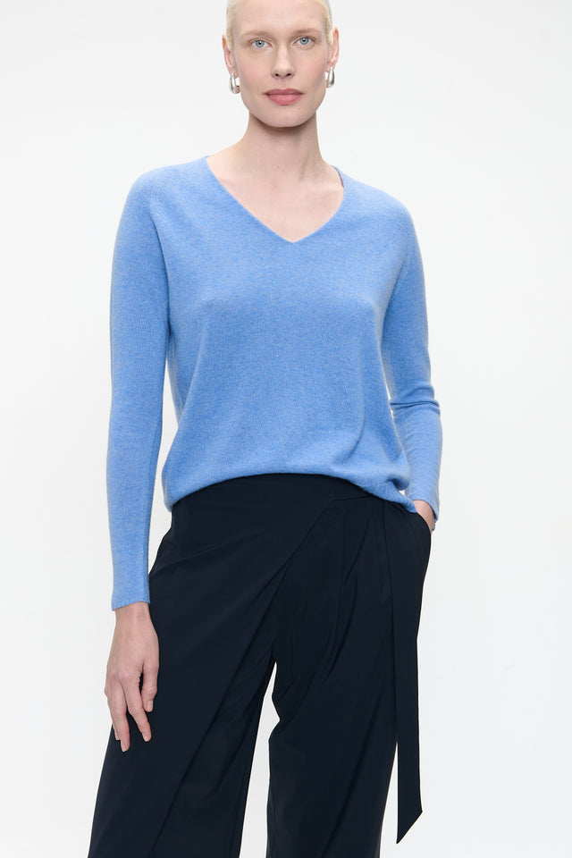 Pullover Cashmere blend 2479 | Sky